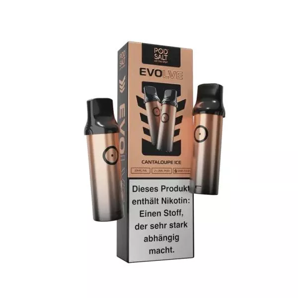 2x Pod Salt Evolve Prefilled Pod - Cantaloupe Ice 20mg