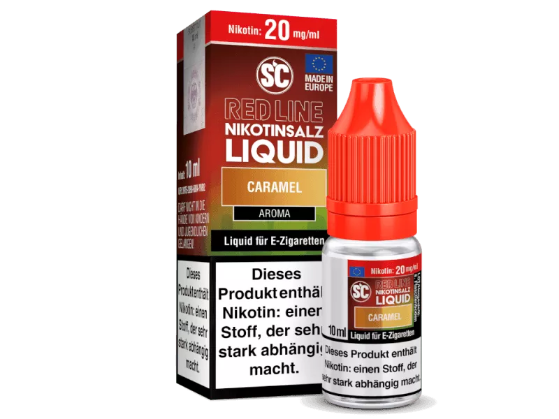 Red Line - Caramel - 10ml Nikotinsalz-Liquid