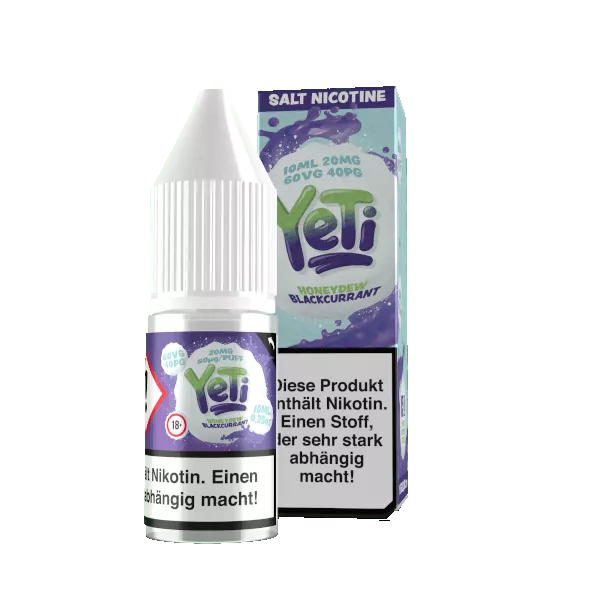 Yeti - 10ml Nikotinsalz Liquid - Honeydew Blackcurrant