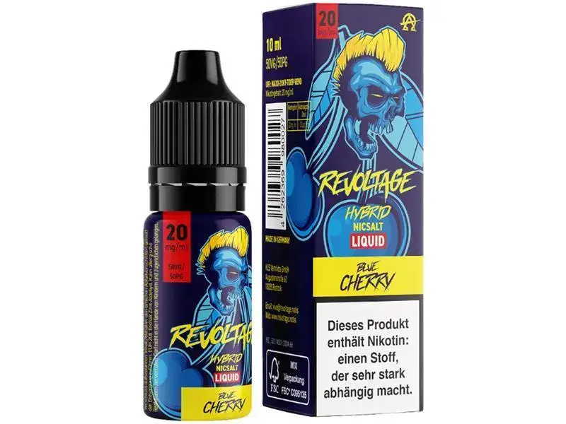 Blue Cherry 10ml Hybrid-Nikotinsalz Liquid