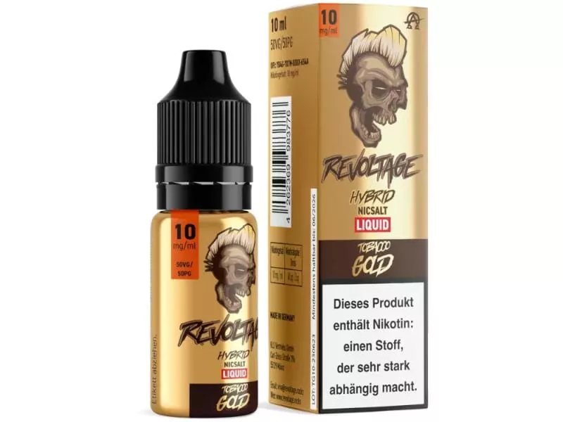 Tobacco Gold 10ml Hybrid-Nikotinsalz Liquid