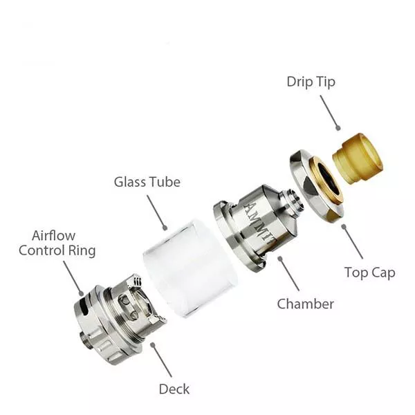 Geekvape Ammit Dual Coil RTA Selbstwickel-Tankverdampfer