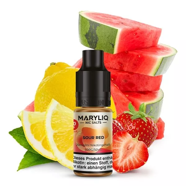 Maryliq Sour Red - 10ml Nikotinsalz-Liquid
