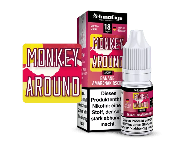 Monkey Around Bananen-Amarenakirsche - 10ml Liquid