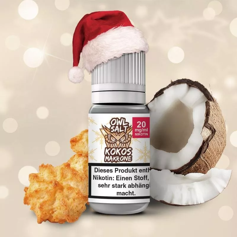 Kokosmakrone - 10ml Nikotinsalz-Liquid