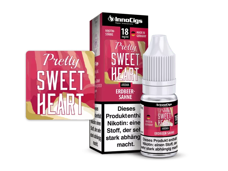 Pretty Sweetheart Sahne-Erdbeere - 10ml Liquid