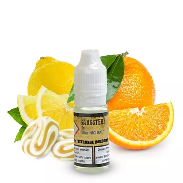 Zitrange Bonbon - 10ml Nikotinsalz-Liquid 18mg/ml