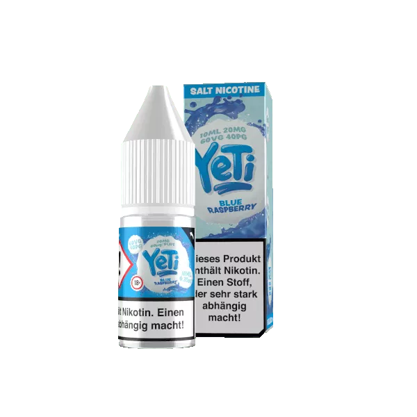 Yeti - 10ml Nikotinsalz Liquid - Blue Raspberry