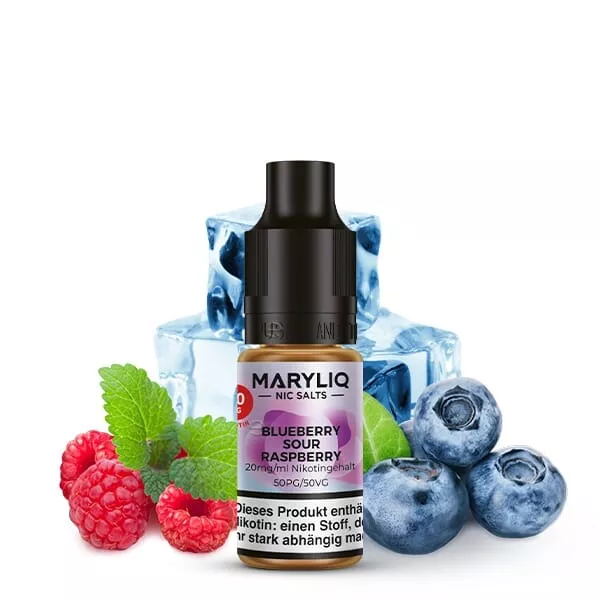 Maryliq Blueberry Sour Raspberry - 10ml Nikotinsalz-Liquid