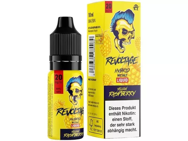 Yellow Raspberry 10ml Hybrid-Nikotinsalz Liquid
