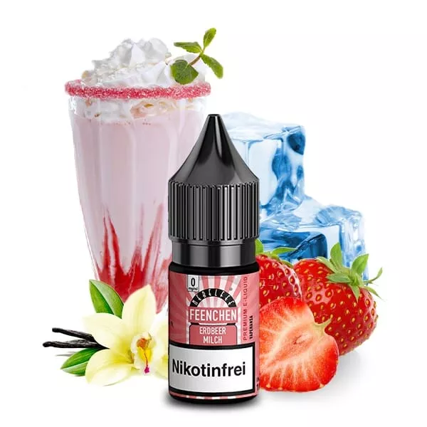 Erdbeermilch Feenchen - 10ml Liquid 0mg/ml