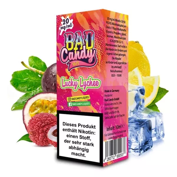 Lucky Lychee - 10ml Nikotinsalz-Liquid