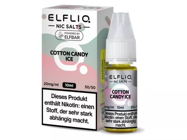 Elfliq Cotton Candy Ice - 10ml Nikotinsalz-Liquid
