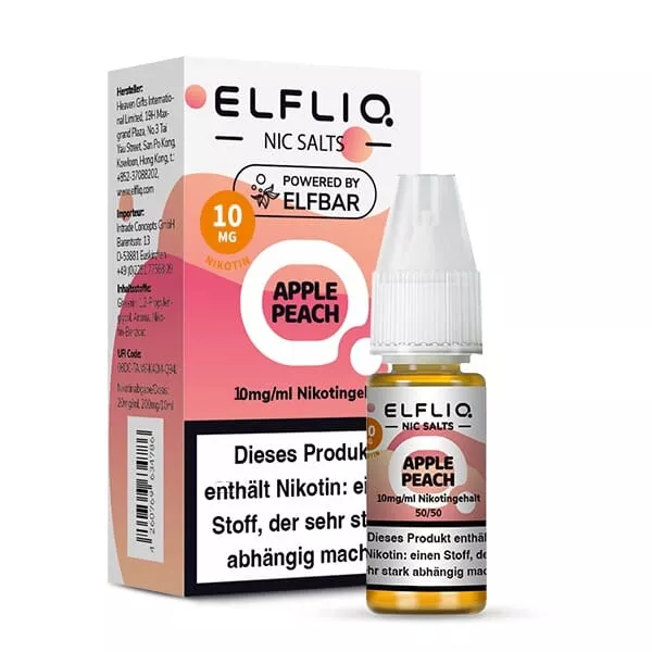 Elfliq Apple Peach - 10ml Nikotinsalz-Liquid
