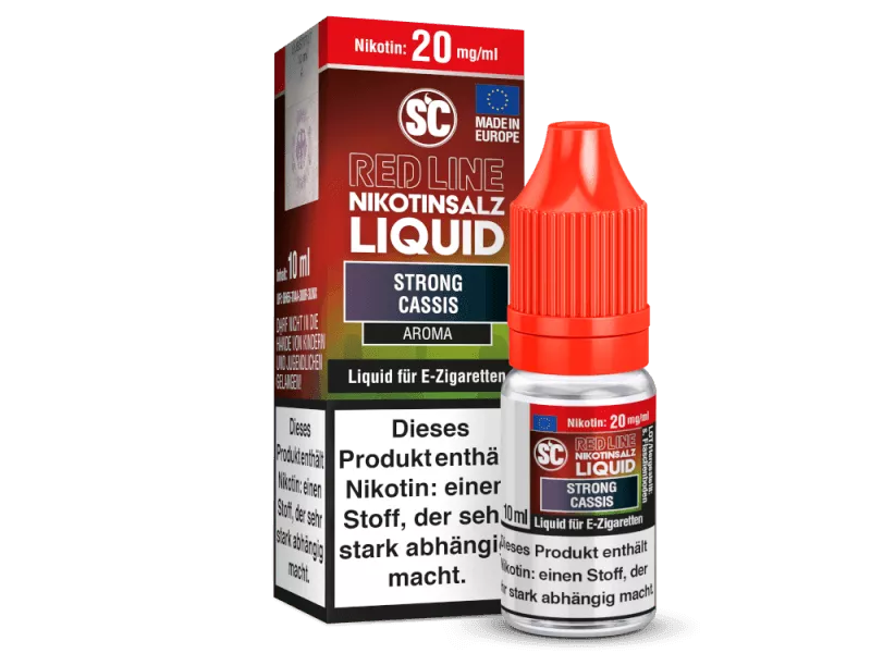 Red Line - Strong Cassis - 10ml Nikotinsalz-Liquid