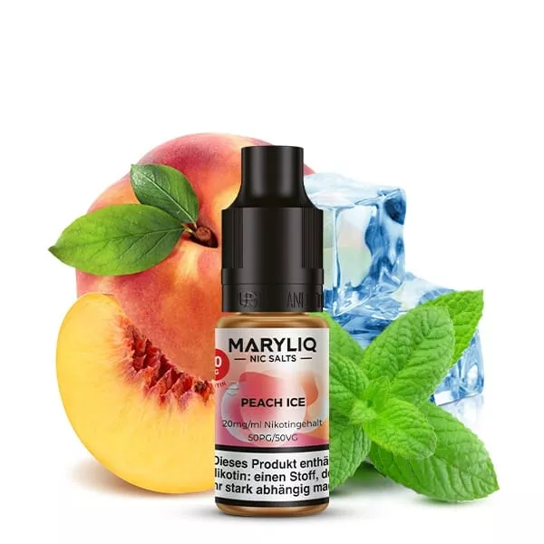 Maryliq Peach Ice - 10ml Nikotinsalz-Liquid