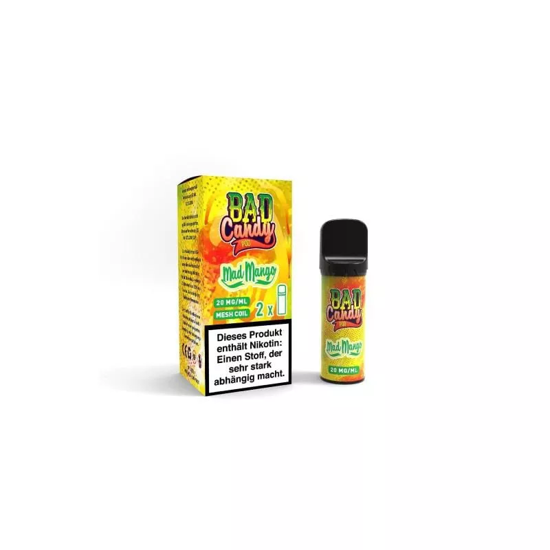 2x Bad Candy - Pod2Go Prefilled Pod - Mad Mango 20mg/ml