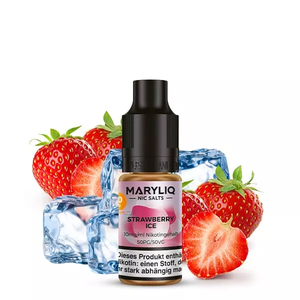 Maryliq Strawberry Ice - 10ml Nikotinsalz-Liquid