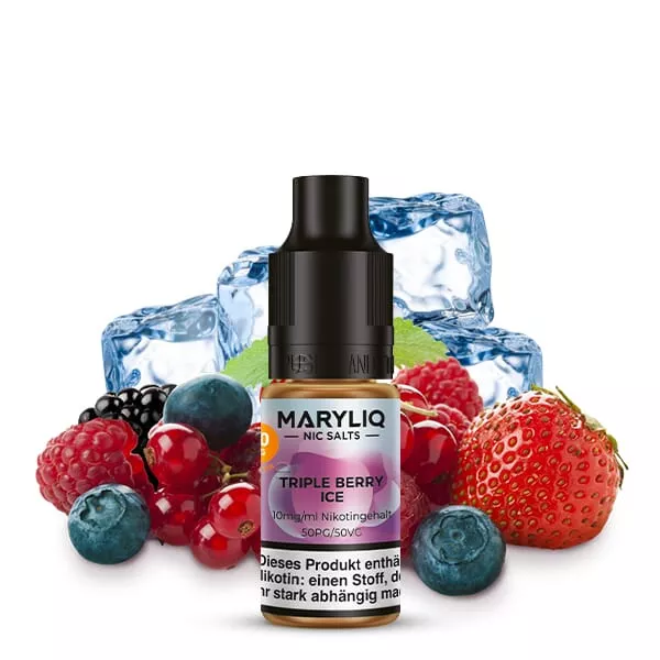 Maryliq Triple Berry Ice - 10ml Nikotinsalz-Liquid