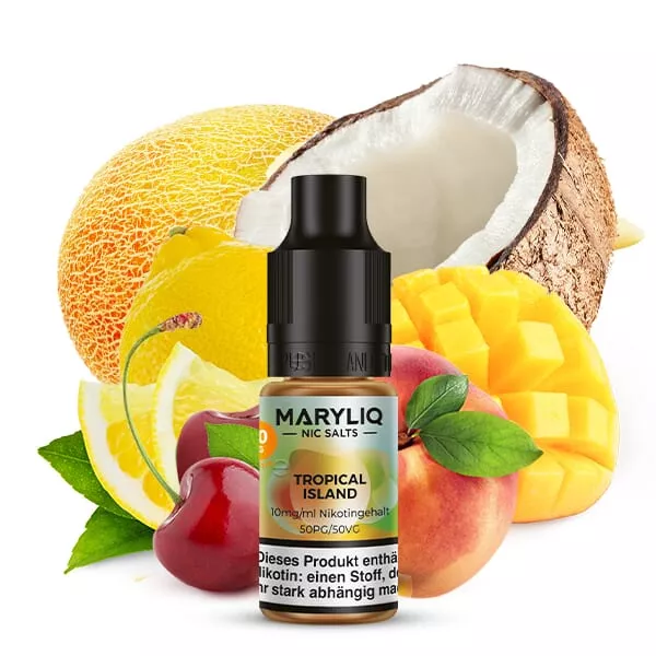 Maryliq Tropical Island - 10ml Nikotinsalz-Liquid