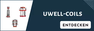 Ersatz-Verdampferköpfe der Marke Uwell.
