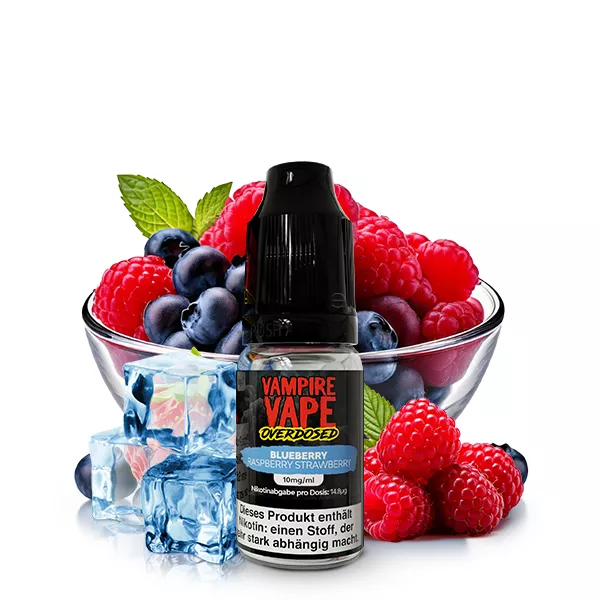 Blueberry Raspberry Strawberry - 10ml Nikotinsalz-Liquid