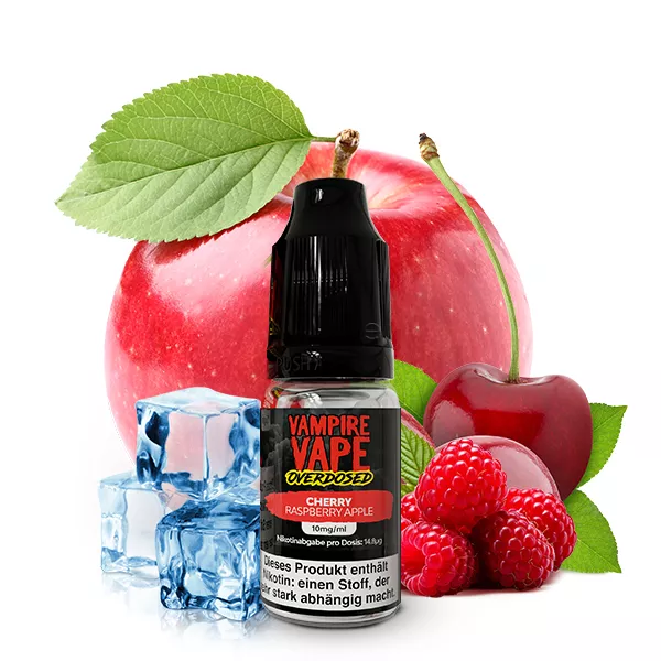 Cherry Raspberry Apple - 10ml Nikotinsalz-Liquid