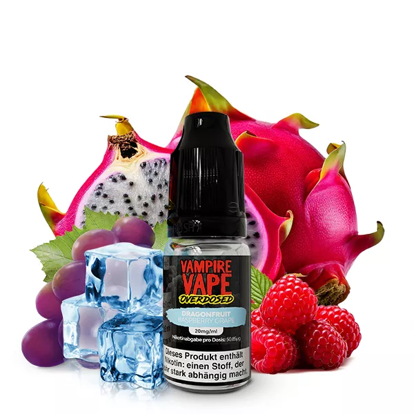 Dragonfruit Raspberry Grape - 10ml Nikotinsalz-Liquid