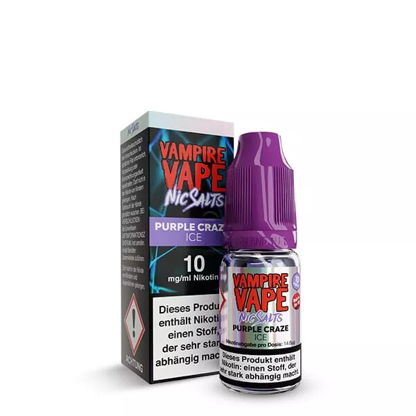 Purple Craze Ice - 10ml Nikotinsalz-Liquid