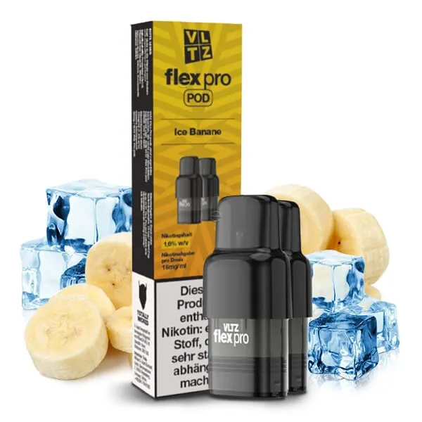 2x VLTZ Flex Pro - Ice Banane - Prefilled Pod 16mg/ml