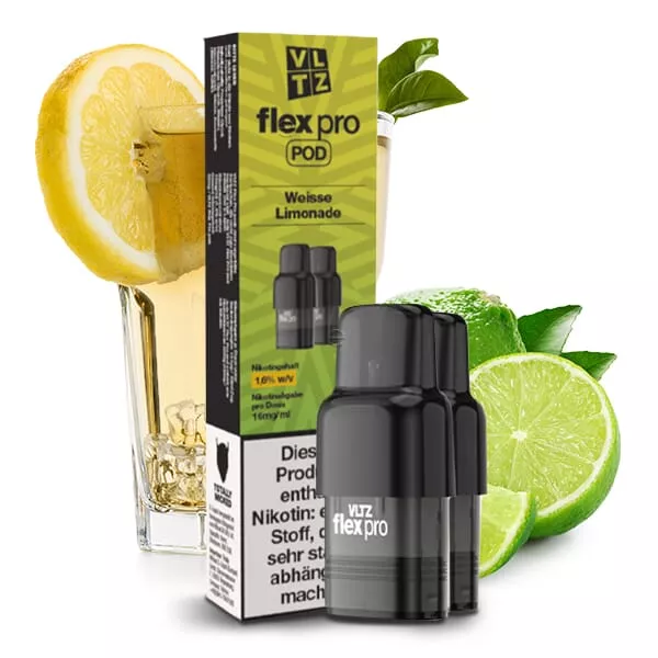 2x VLTZ Flex Pro - Weisse Limonade - Prefilled Pod 16mg/ml