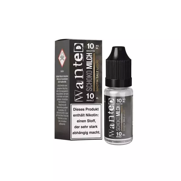 Wanted Schokomilch Overdosed 10ml Nikotinsalz-Liquid