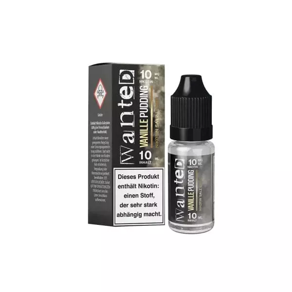 Wanted Vanillepudding Overdosed 10ml Nikotinsalz-Liquid