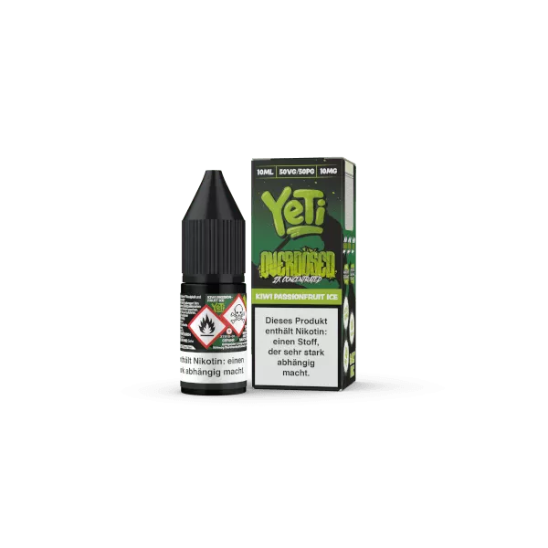 Yeti Overdosed - Kiwi Passionfruit Ice - 10ml Nikotinsalz-Liquid