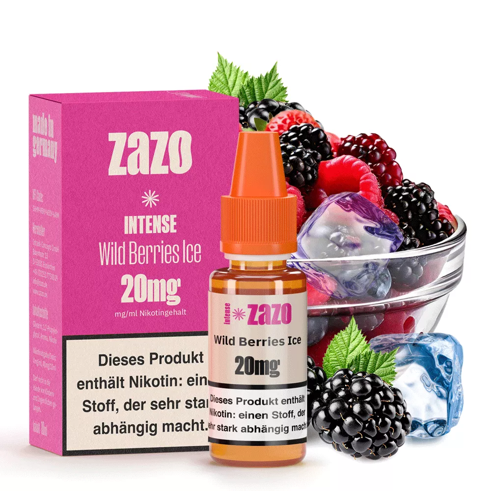 Intense - Wild Berries Ice - 10ml Nikotinsalz-Liquid